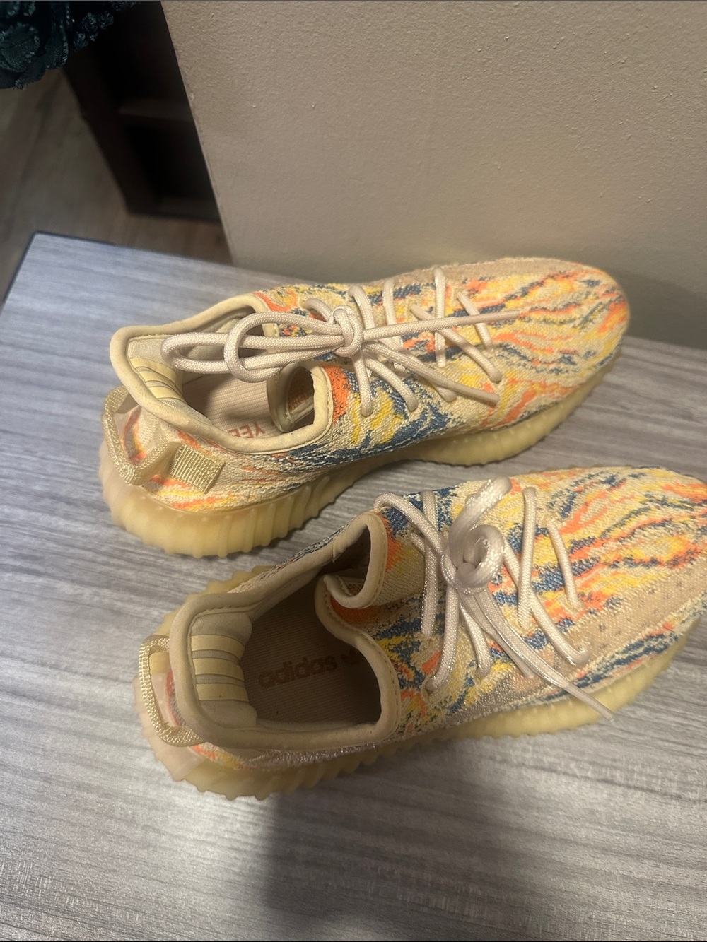 adidas Yeezy Boost 350 V2 MX OAT GW3773 Low Top Primeknit Multicolor Sneakers
